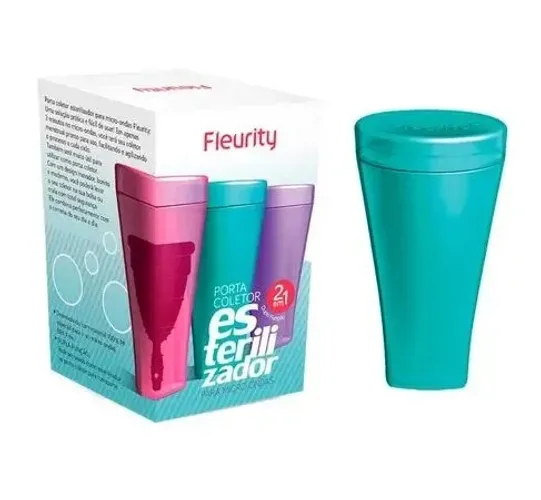 Porta Esterilizador para Coletor Menstrual - Fleurity - Verde