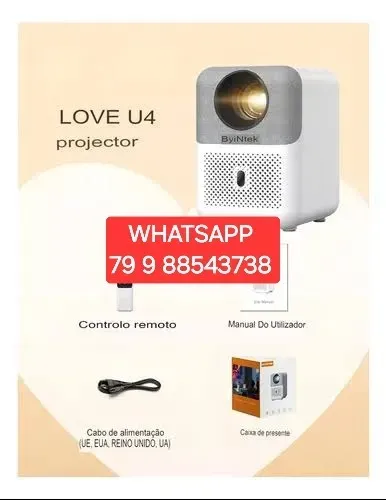 PROJETOR ANDROID ORIGINAL 3 MODELOS DE QUALIDADE HY300 HY320 HY320 MINI BYINTEK LOVE U4