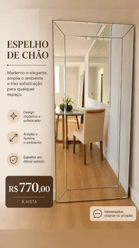 Espelho de chão