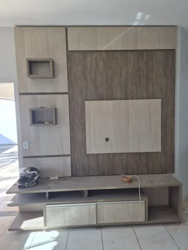Rack e painel de tv