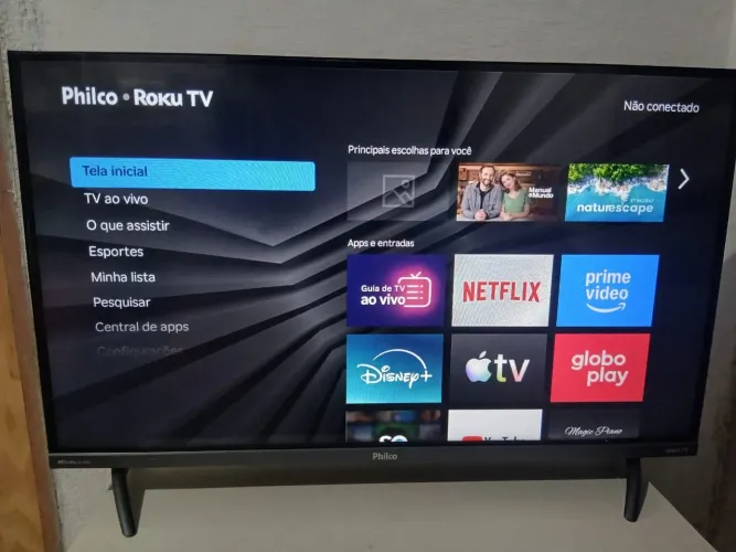 Vendo TV semi nova smart 32 polegadas philco 