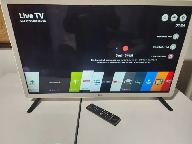 TV LG 32 SMART BRANCA