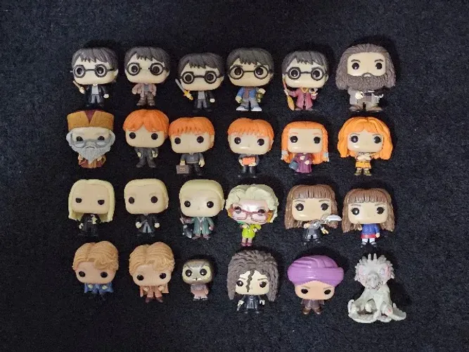 Advent Calendar Harry Potter 2022 Sem Caixa 24 Funko Pocket Pop 4 cms