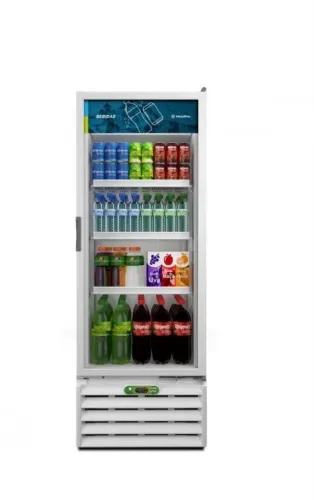 Expositor Refrigerado de Bebidas Metalfrio 398 Litros Branco VB40RL 220V