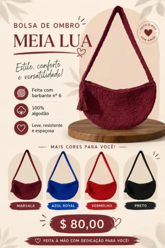 Bolsa meia lua