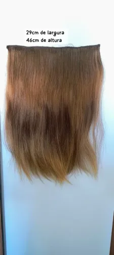 Cabelo loiro castanho sul virgem 100% humano