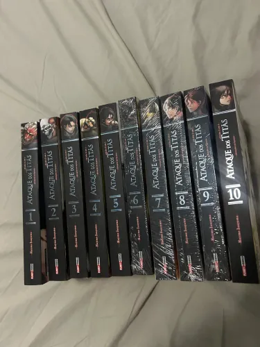 Ataque dos titãs 2 em 1 - vol. 1-10