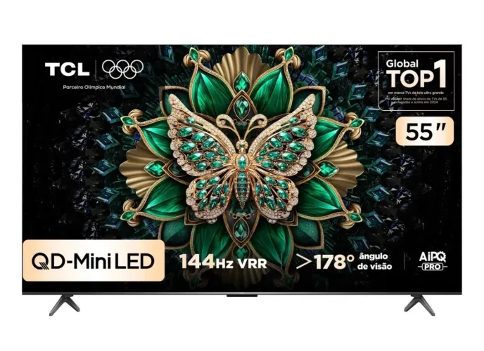 Smart Tv Tcl 55 Polegadas Qd-mini Led 4k