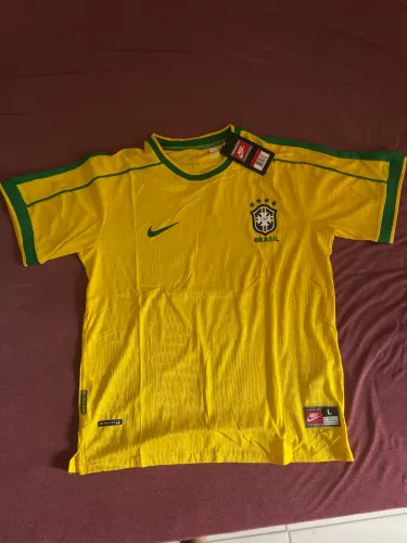 Camisa retrô do Brasil 98