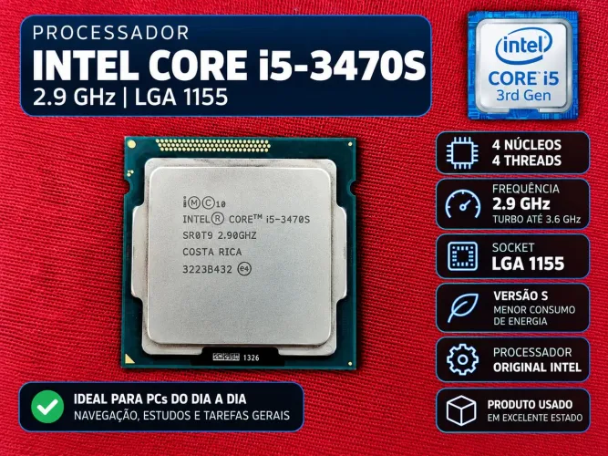 Processador Intel Core i5-3470S 2.9GHz LGA 1155