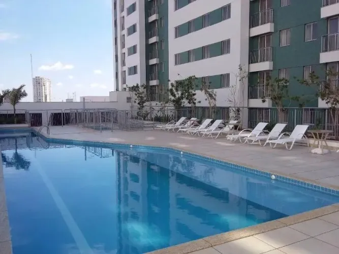 Apartamento 2 quartos área de lazer próximo ao fórum/metro