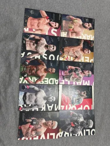 Vendo 10 quadros do ufc em perfeito estado