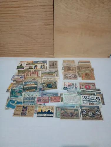Lote de cédulas antigas