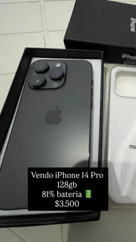 Vendo iPhone 14 Pro e iPhone 15 $3.500 cada.