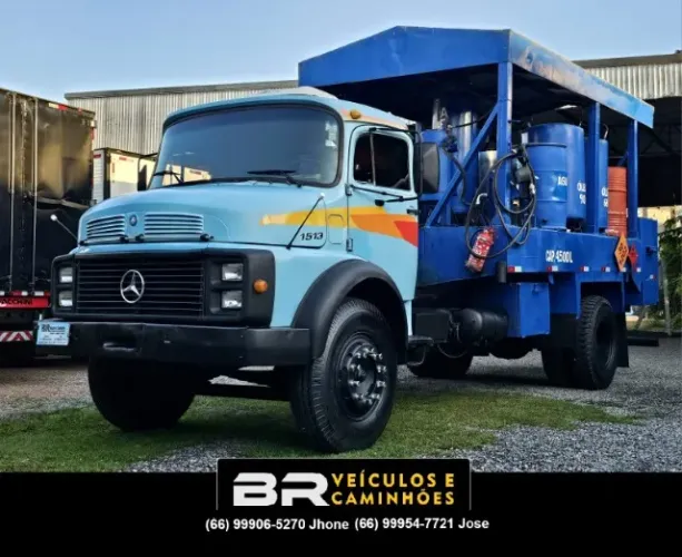 MERCEDES BENZ L 1513 Reduzido 1986/1987 Melosa completa ativa. Documentado.