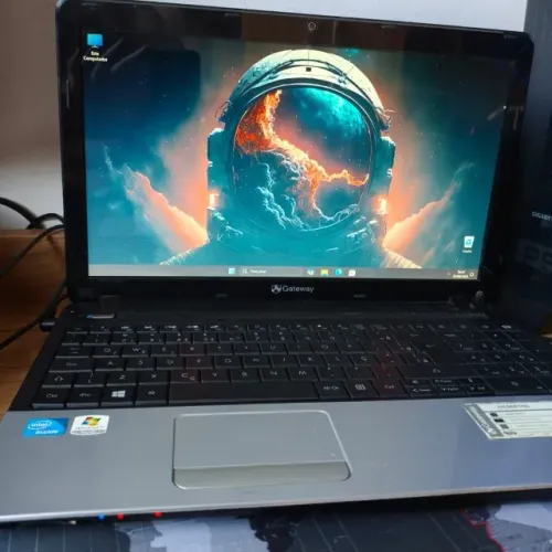 Notebook Gateway 16GB RAM SSD 128GB Windows 11 Rápido para Estudos Intel Celeron B830