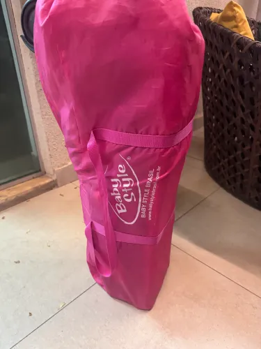 Berço móvel rosa - baby style