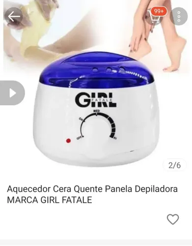 Panelinha para cera quente