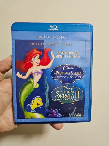 A Pequena Sereia 2,3 (Colecao) Blu-ray RARO Disney