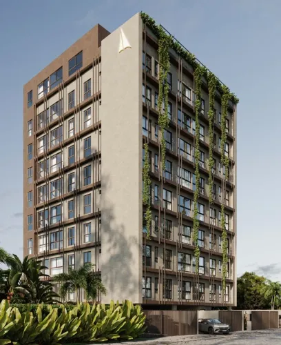 Apartamento com 1 dormitório à venda, 29 m² por R$ 305.000,00 - Intermares - Cabedelo/PB