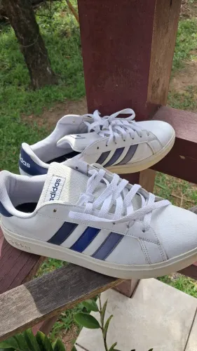 Tênis Adidas GrandCour Base Branco/Azul