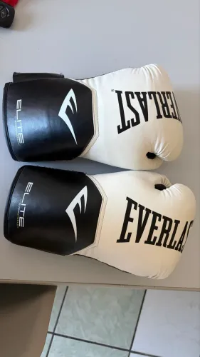 Luva Everlast Elite Pro Style 12 oz - Excelente Estado
