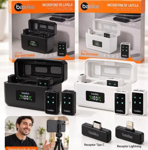 Microfone Lapela