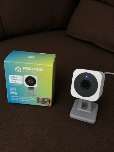 Câmera Wi-Fi Positivo Casa Inteligente Full HD 2ª Geração + Caixa Original