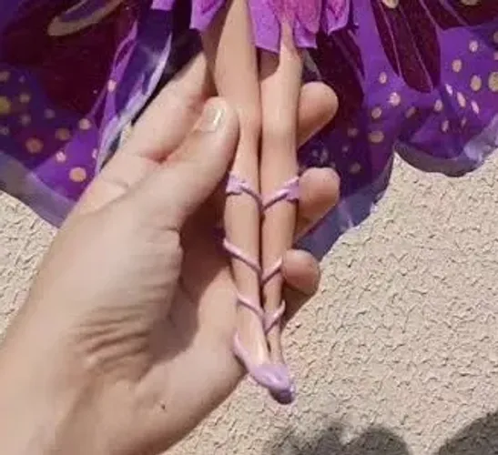 Sapatilhas da barbie