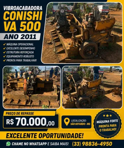 vibroacabadora asfáltica VA500 2011