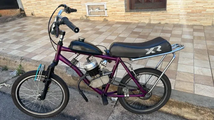 Bicicleta motorizada tudo preparada