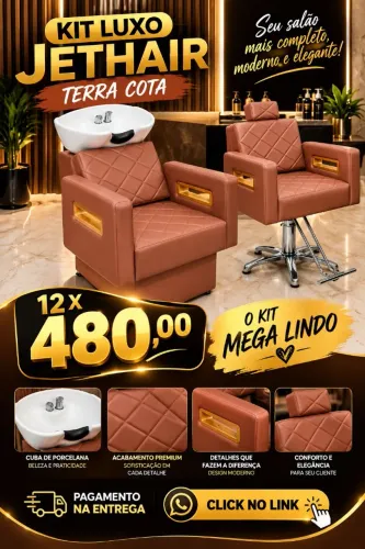 Kit Lavatório cuba de porcelana TERRA COTA