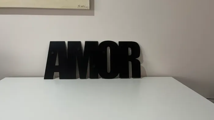 Porta fotos de ferro em pintura epóxi ( Imaginarium )