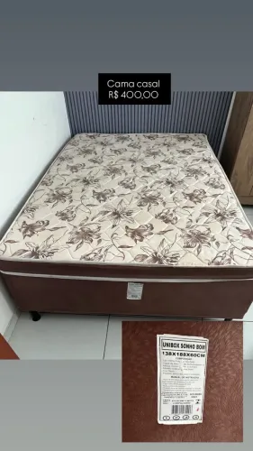Cama casal ortopédica