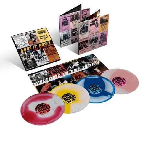 Lp BOX Guns n Roses Live era - 4 lps-  Colorido 