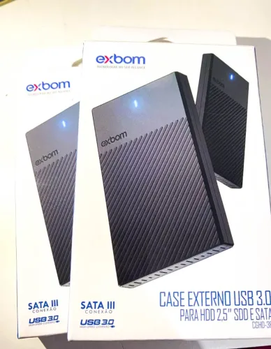 Case HD Externo 2.5 USB 3.0 Para SSD/HDD Sata Pc Xbox Ps3 Ps4