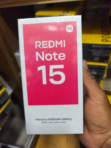 Xiaomi Redmi Note 15 Global 8/512GB. Novo lacrado com garantia.
