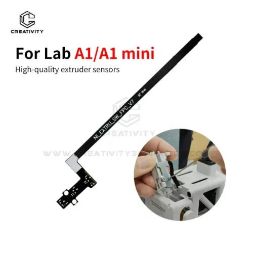 Sensor de Filamento Lab A1/A1 Mini Feed Hall Board com Cabo FPC de Fita para Substituição 