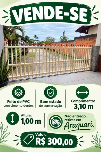 PORTÃO PVC