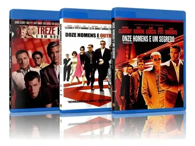 Dvd - Trilogia Onze Homens E Um Segredo - 3 Filmes Originais (Usado)