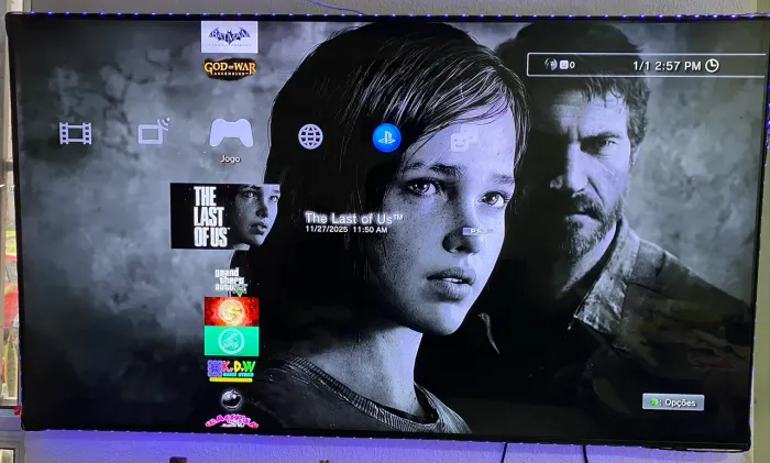 PS3 com 400 jogos (Entreg grátis)