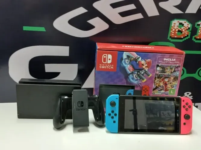 Nintendo Switch Completo na Caixa - loja física