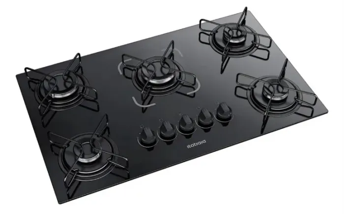 Cooktop itatiaia Essencial 5 bocas Preto USADO