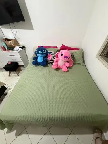 CAMA DE CASAL COM COLCHÃO À VENDA