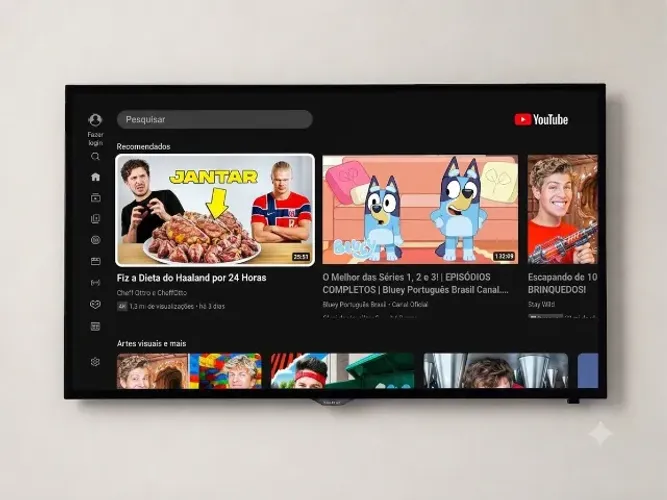 SMART TV SAMSUNG 40" (atenção à descrição)
