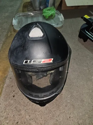 Capacete Motocicleta LS2 grande masculino
