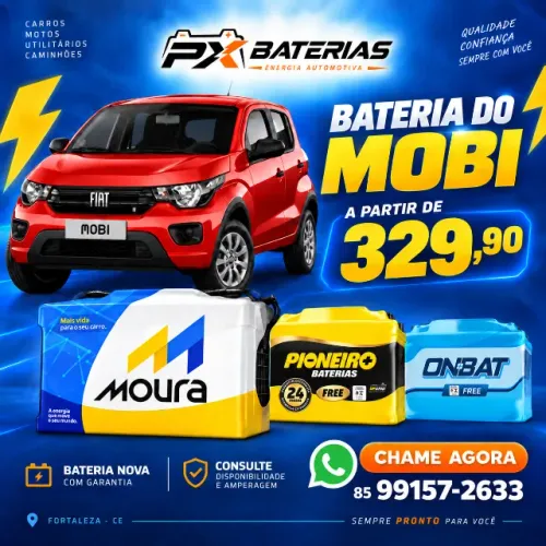 BATERIA DO MOBI NOVA COM GARANTIA DE 1 ANO