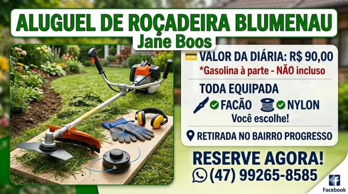 Aluguel de roçadeira 