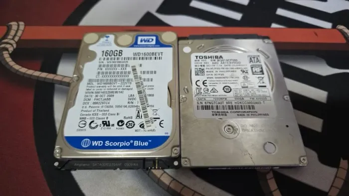 Lote 2 X HDs 160Gb e 500GB Notebook Usado
