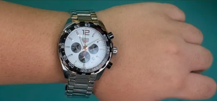 Tag Heuer Fundo Branco Primeira Linha Premium (Fórmula 1)